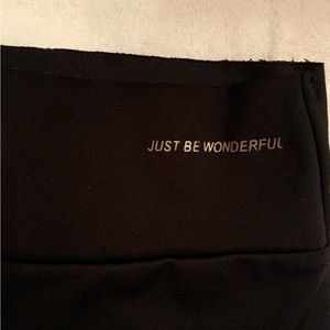 ZARA “Just be wonderful” black kids leggings